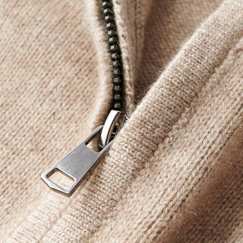 Paul | Half-Zip Striktrøje Blå Meleret til Mænd