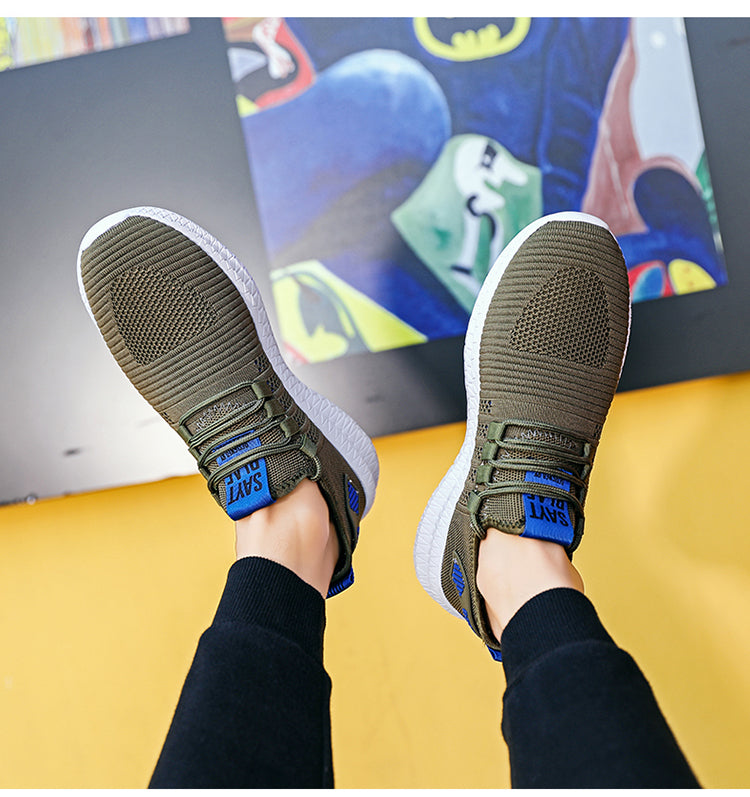 Vera | Sneakers Armygrøn Mesh Letvægt Åndbar til Kvinder