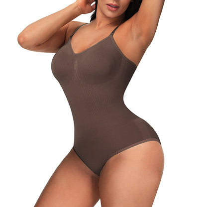 Ségolène | Bodysuit Beige Shapewear Smal Ryg Løftende til Kvinder