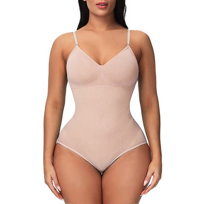 Ségolène | Bodysuit Beige Shapewear Smal Ryg Løftende til Kvinder