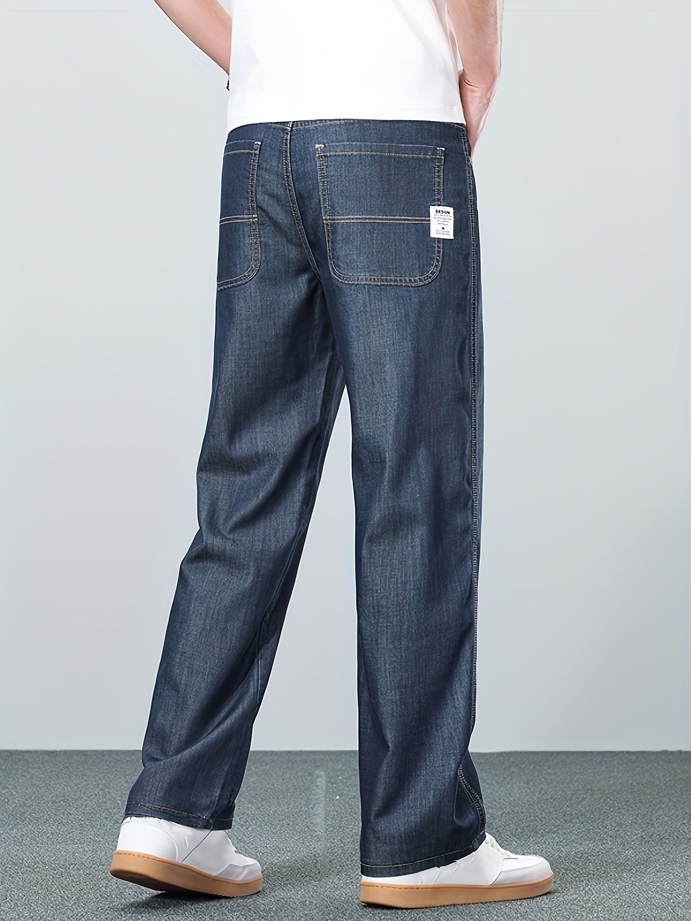 Kurt | Straight-Leg Jeans Blå Denim Relaxed Fit til Mænd