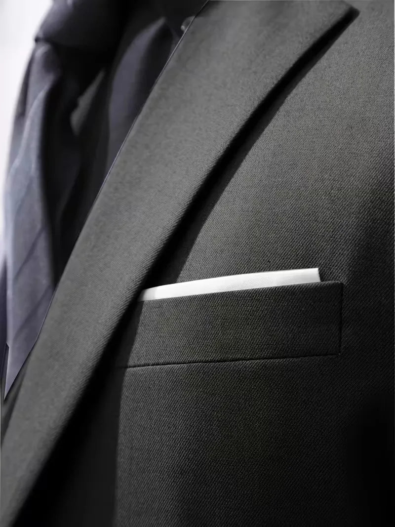 Frederik | Tre-Delt Jakkesæt Cremefarvet Slim Fit Vest til Mænd