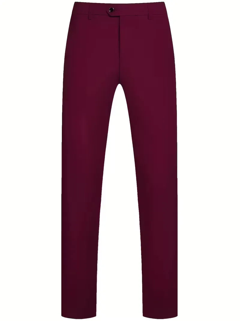 Frederik | Tre-Delt Jakkesæt Cremefarvet Slim Fit Vest til Mænd