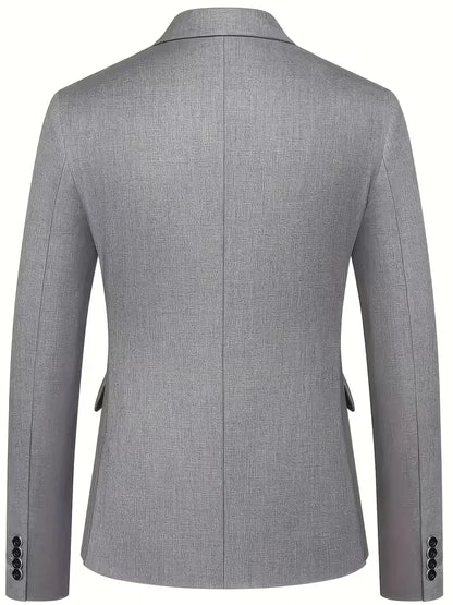 Frederik | Tre-Delt Jakkesæt Cremefarvet Slim Fit Vest til Mænd