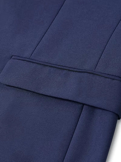 Frederik | Tre-Delt Jakkesæt Cremefarvet Slim Fit Vest til Mænd