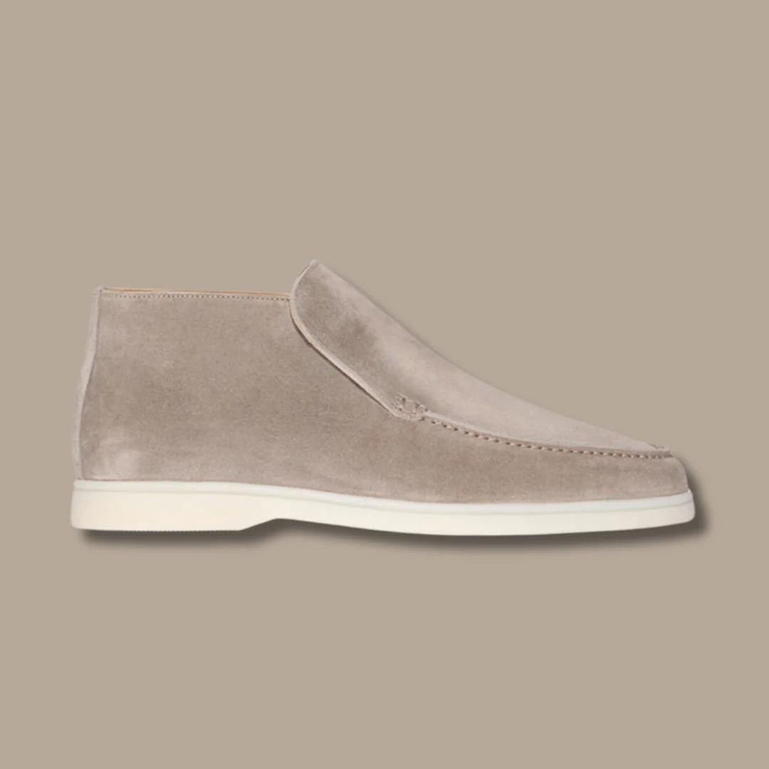 Catalina | Ankelstøvle Mørkebrun Ruskind Slip-on til Kvinder