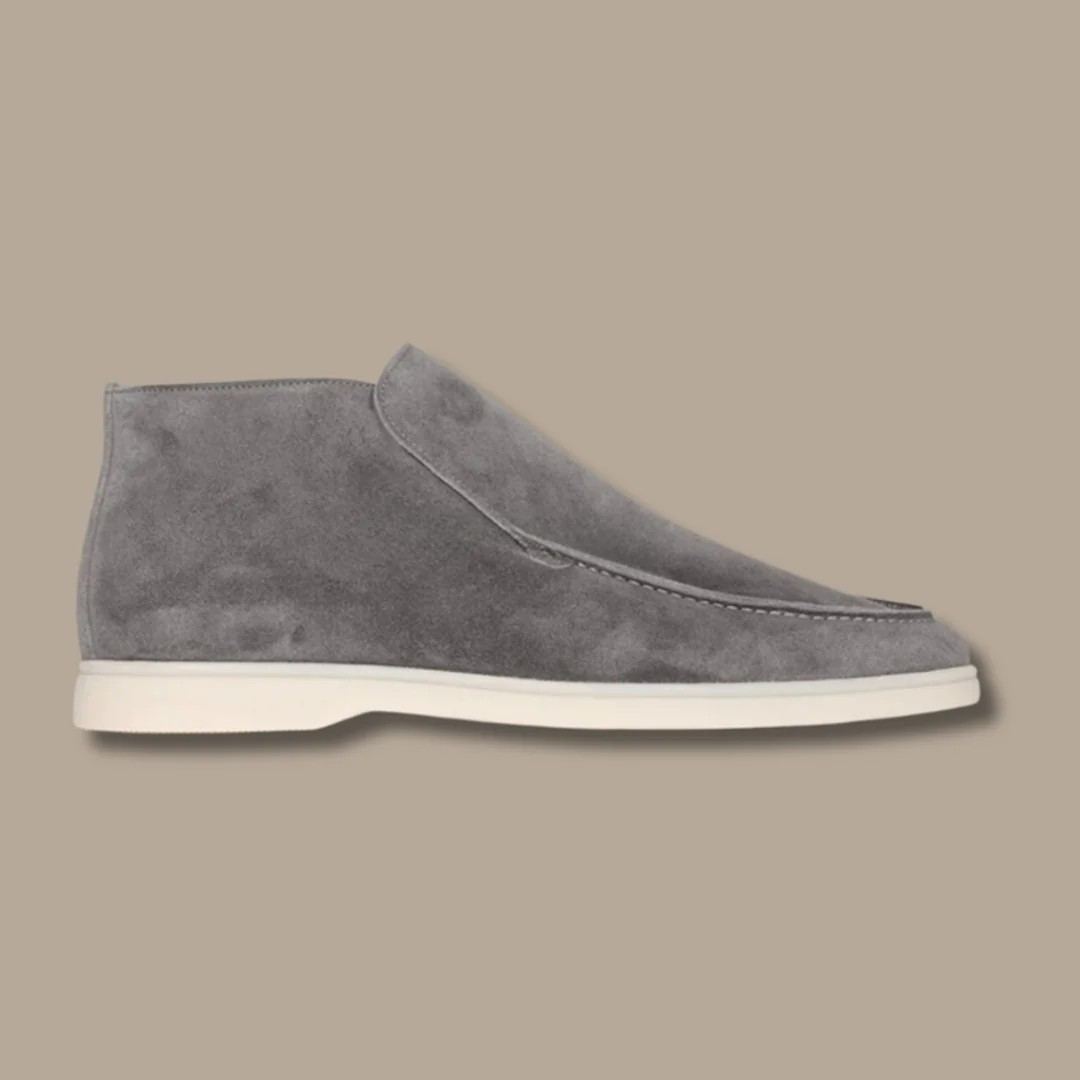 Catalina | Ankelstøvle Mørkebrun Ruskind Slip-on til Kvinder