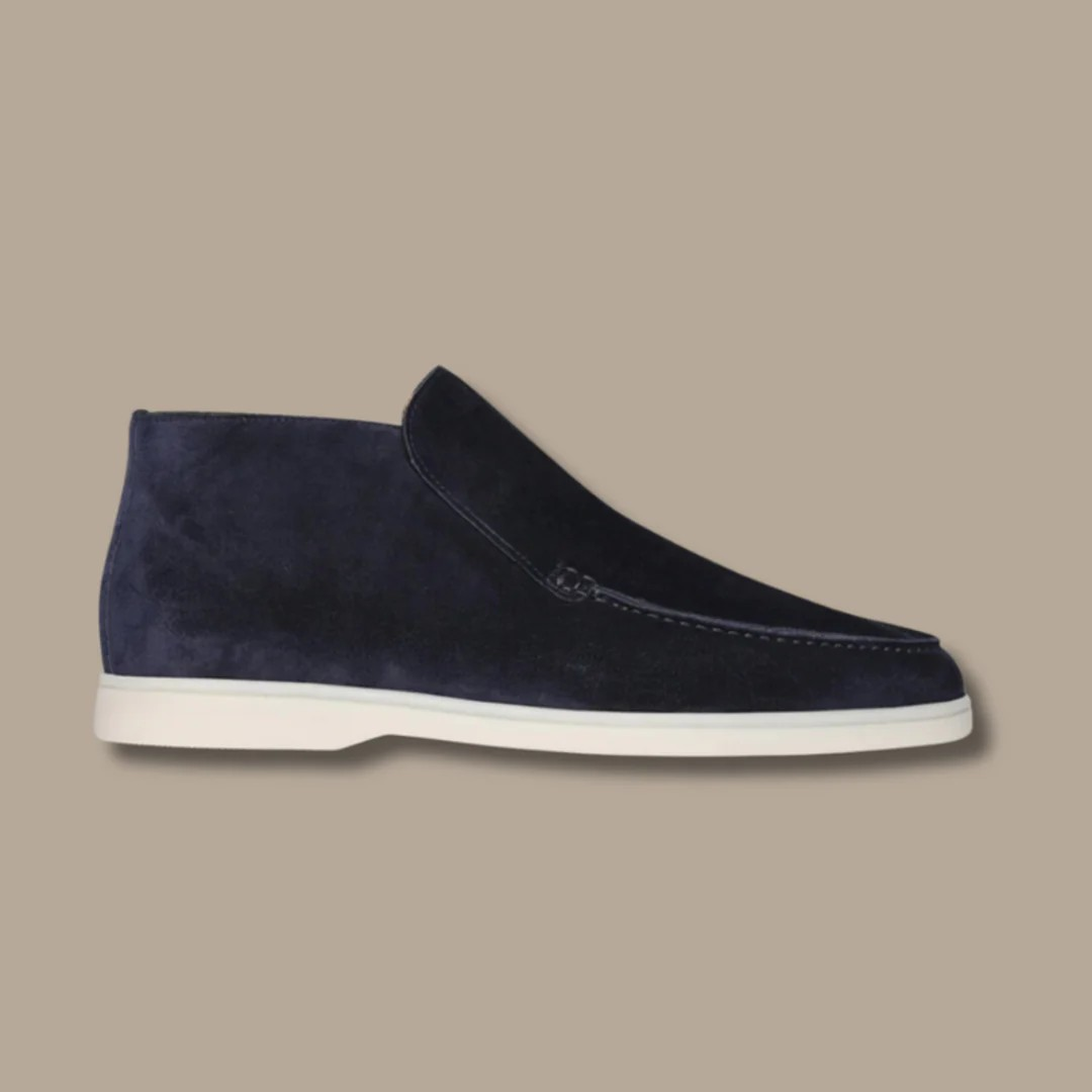 Catalina | Ankelstøvle Mørkebrun Ruskind Slip-on til Kvinder