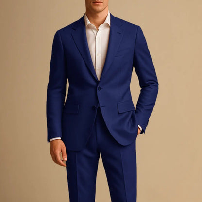 Frederik | Herrejakke Grå Slim Fit To-Delt Sæt til Mænd