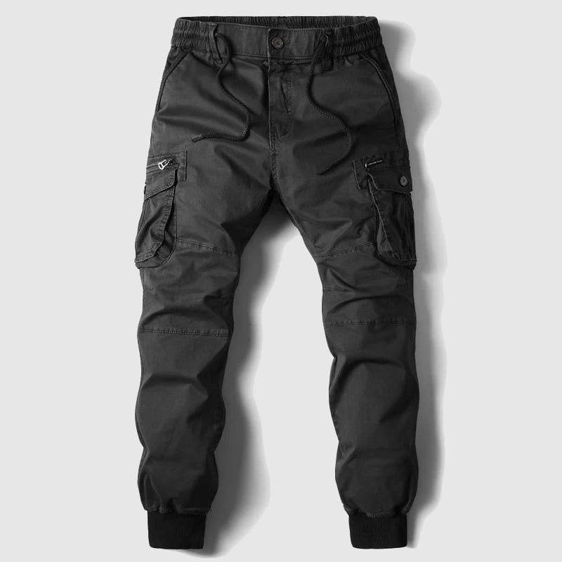 Storm | Herrebukser Khaki Bomuld Cargo Joggers til Mænd