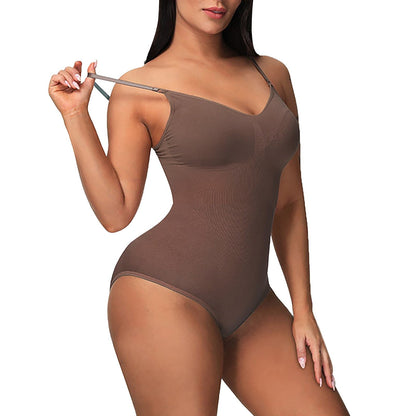 Ségolène | Bodysuit Beige Shapewear Smal Ryg Løftende til Kvinder