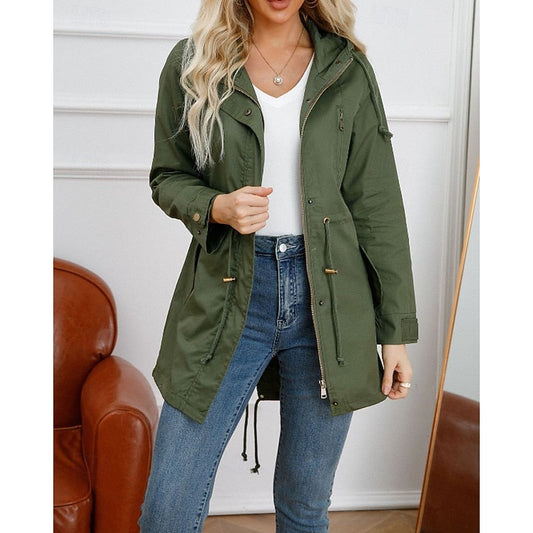 Verena | Cotton Hooded Field Jacket for Women