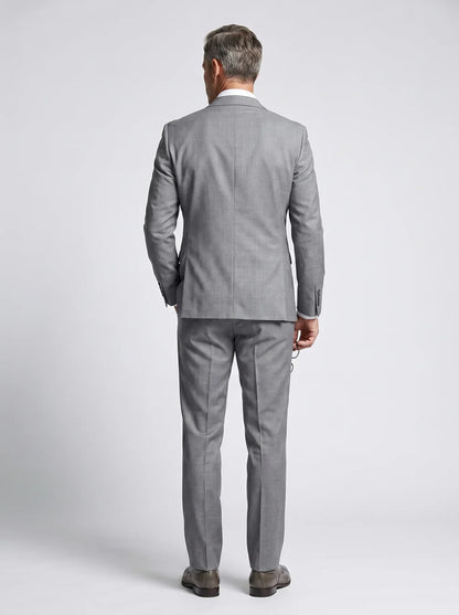 Frederik | Herrejakke Grå Slim Fit To-Delt Sæt til Mænd