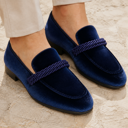 Joakim | Loafers Brun Velour Reb-Detalje til Mænd