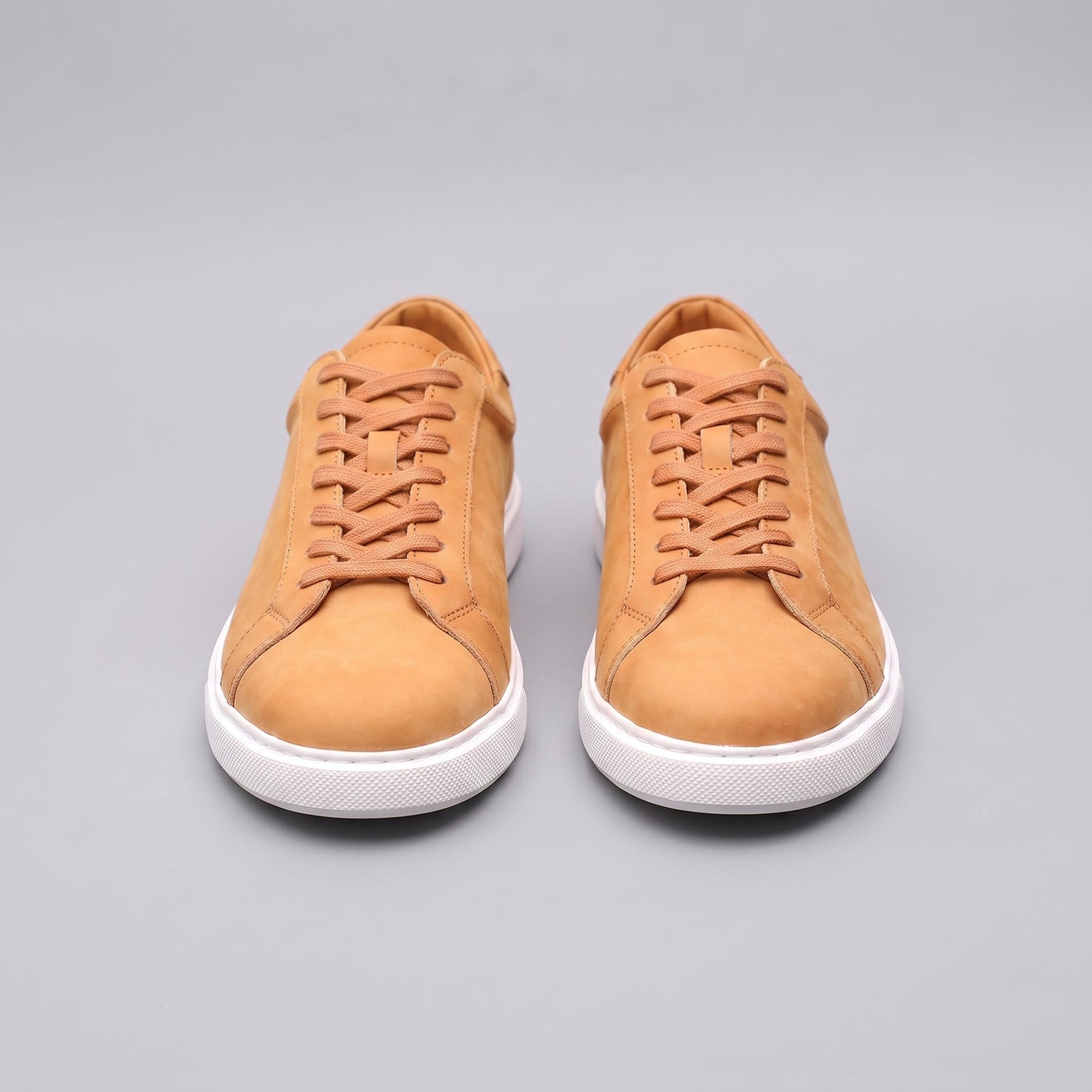 Adam | Sneakers Gråbrun Ruskind Lav Snøre til Mænd