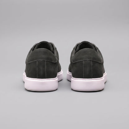 Adam | Sneakers Gråbrun Ruskind Lav Snøre til Mænd