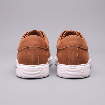 Adam | Sneakers Gråbrun Ruskind Lav Snøre til Mænd