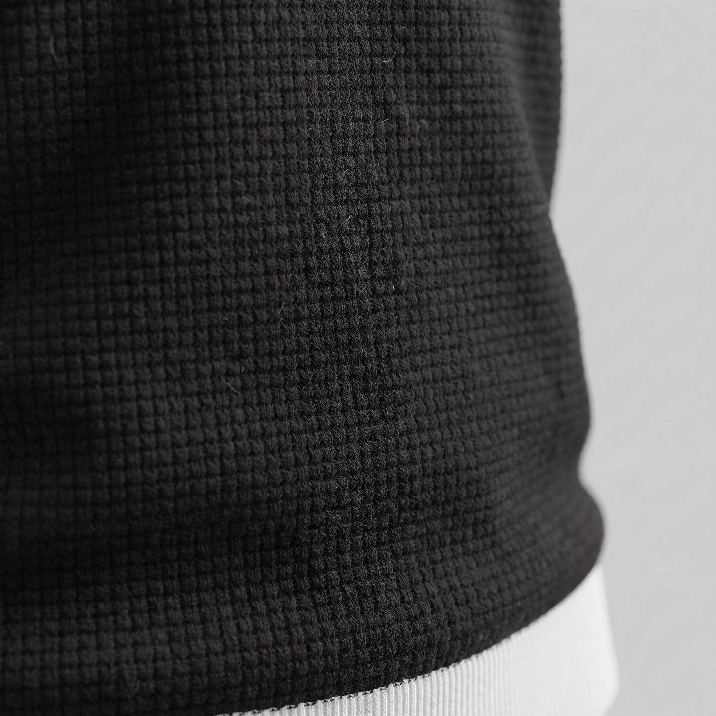 Victor | Strik Poloskjorte Hvid Kontrastkanter Slim Fit til Mænd