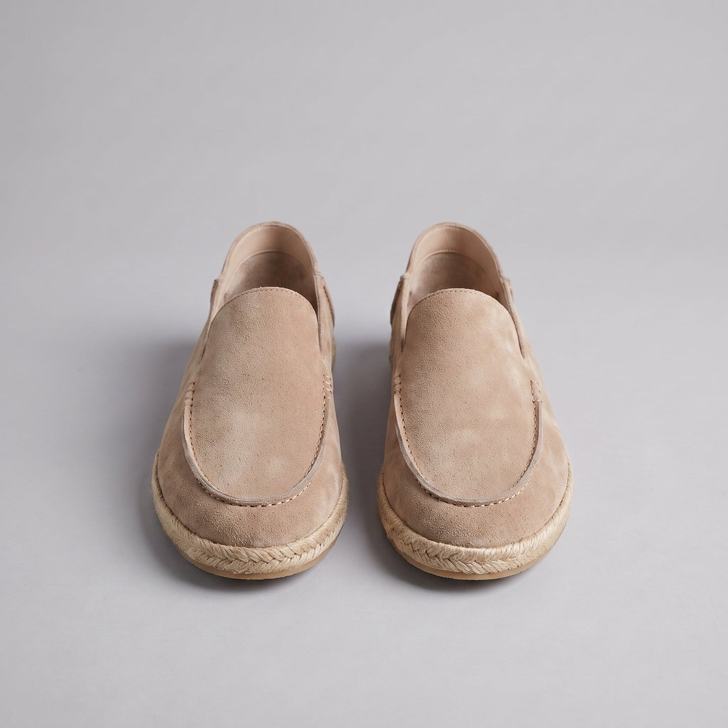 Carl | Loafers Sort Ruskind Espadrille Slip-On til Mænd