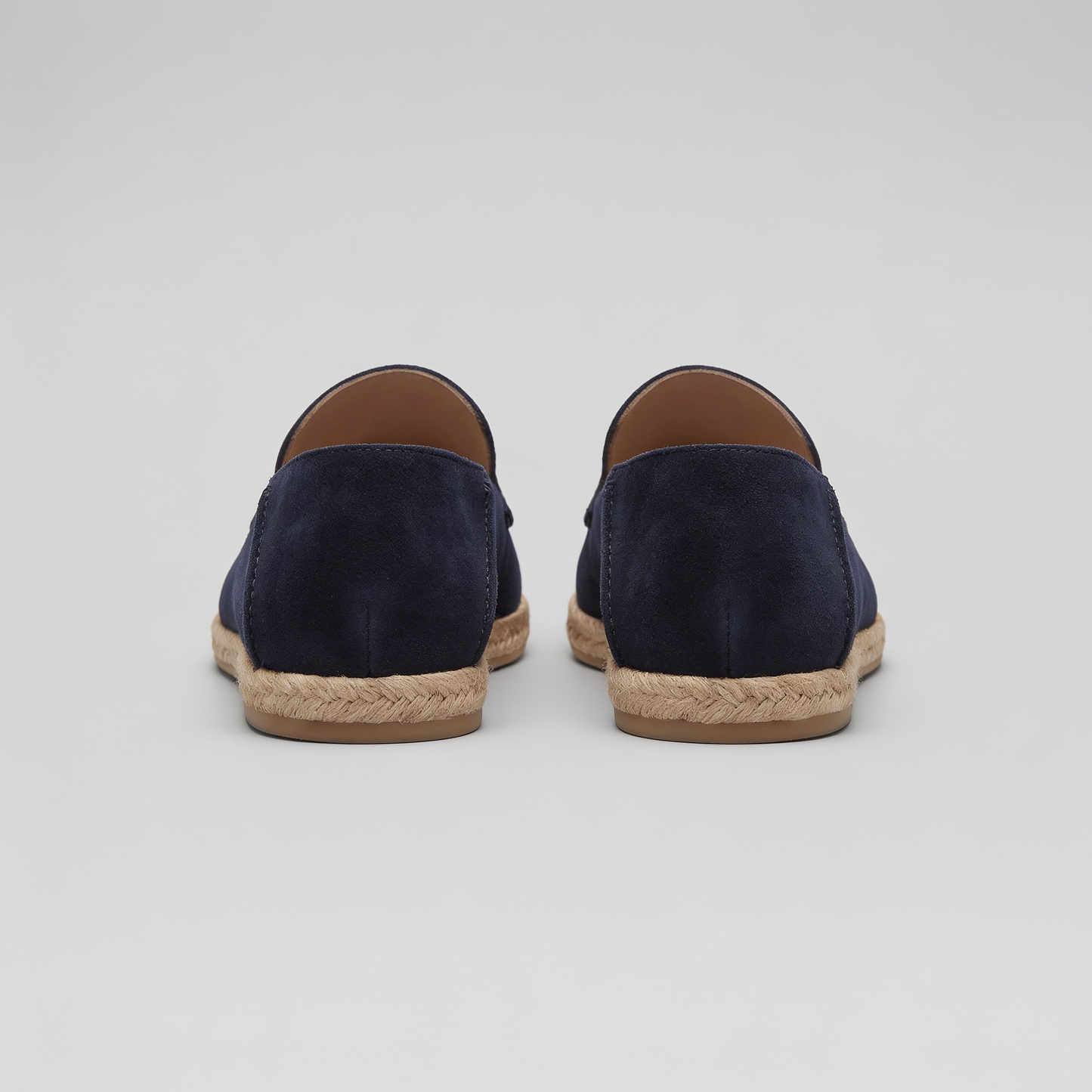 Carl | Loafers Sort Ruskind Espadrille Slip-On til Mænd