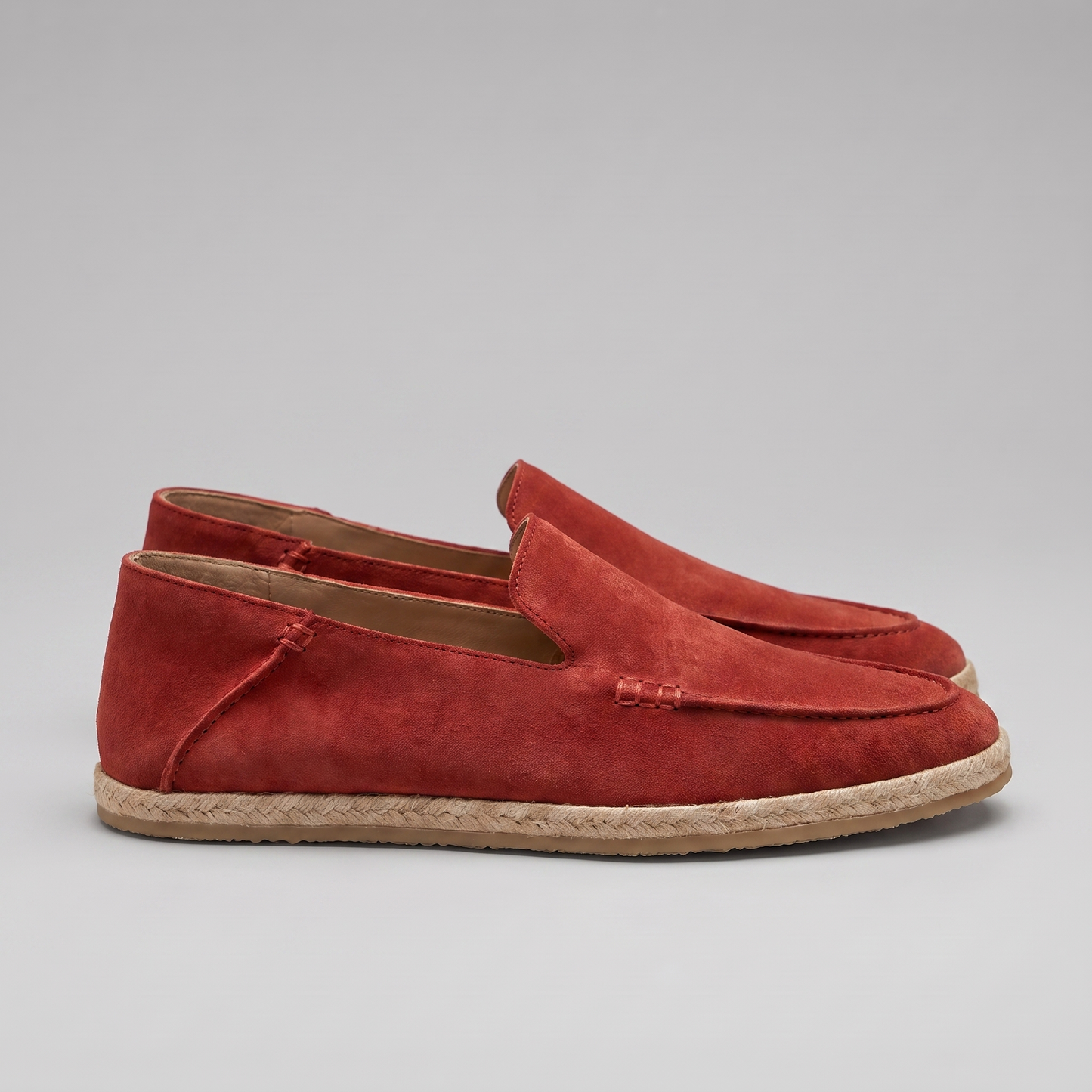 Carl | Loafers Sort Ruskind Espadrille Slip-On til Mænd