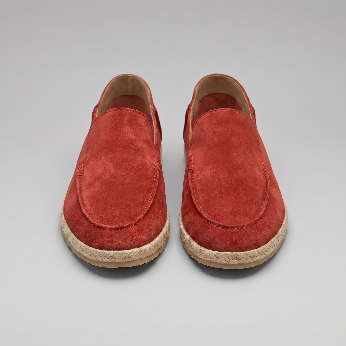 Carl | Loafers Sort Ruskind Espadrille Slip-On til Mænd