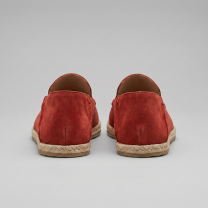 Carl | Loafers Sort Ruskind Espadrille Slip-On til Mænd