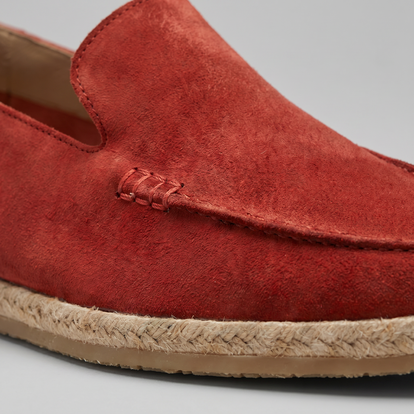 Carl | Loafers Sort Ruskind Espadrille Slip-On til Mænd
