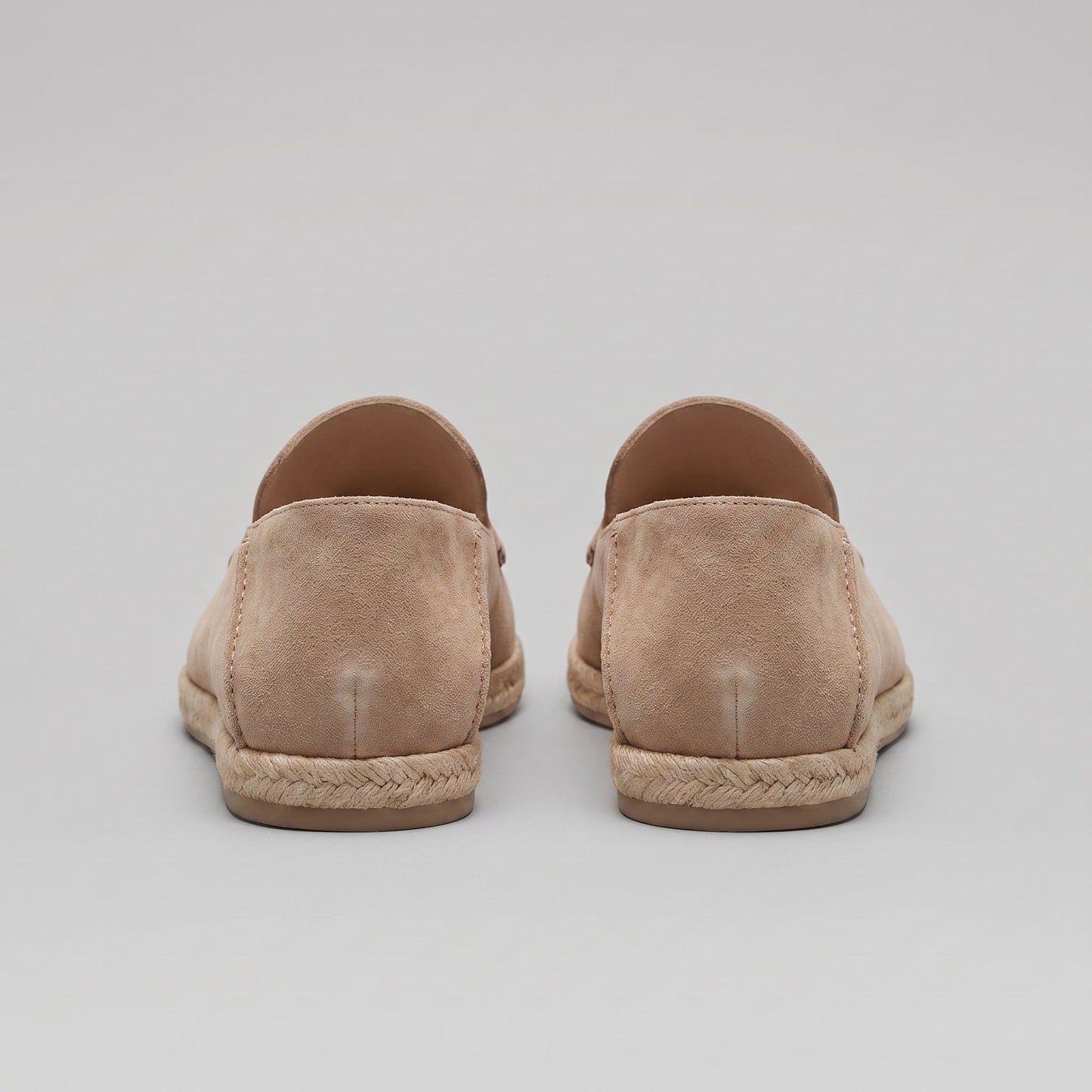 Carl | Loafers Sort Ruskind Espadrille Slip-On til Mænd
