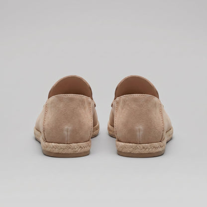 Carl | Loafers Sort Ruskind Espadrille Slip-On til Mænd